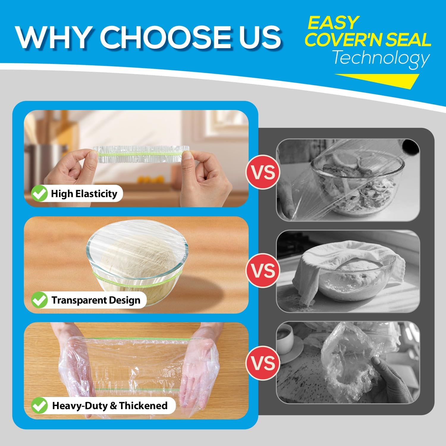 Ajuste rápido sin recortar: EASYYOURHOME se estira y se fija al borde.
