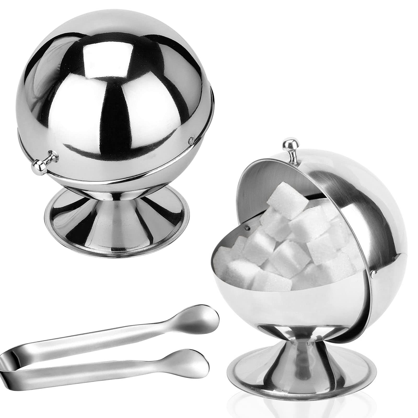 Regalo práctico EATAKWARD con azucarero y pinza.
