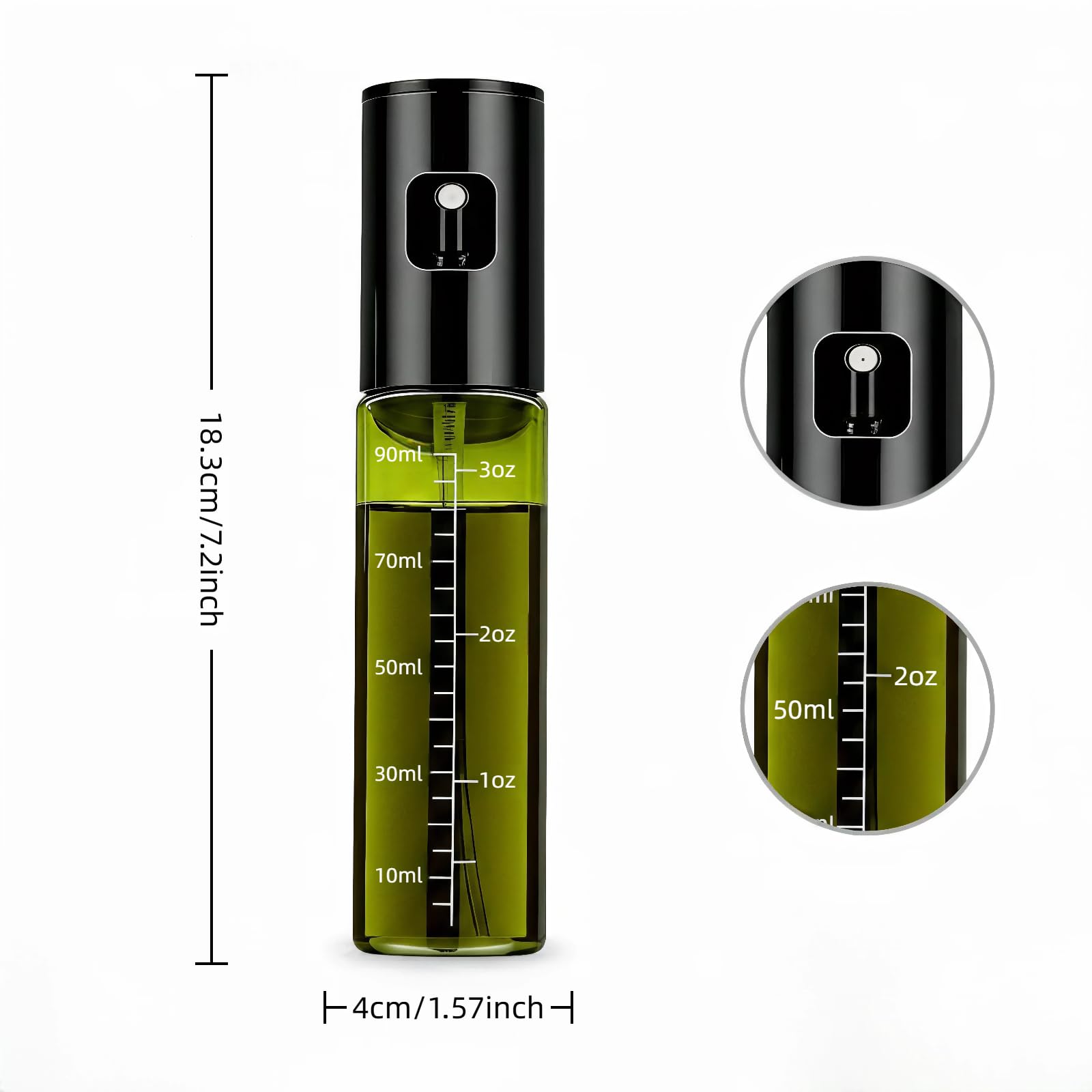 Neblinas finas de aceite Eavkoar, rociado uniforme sin goteo