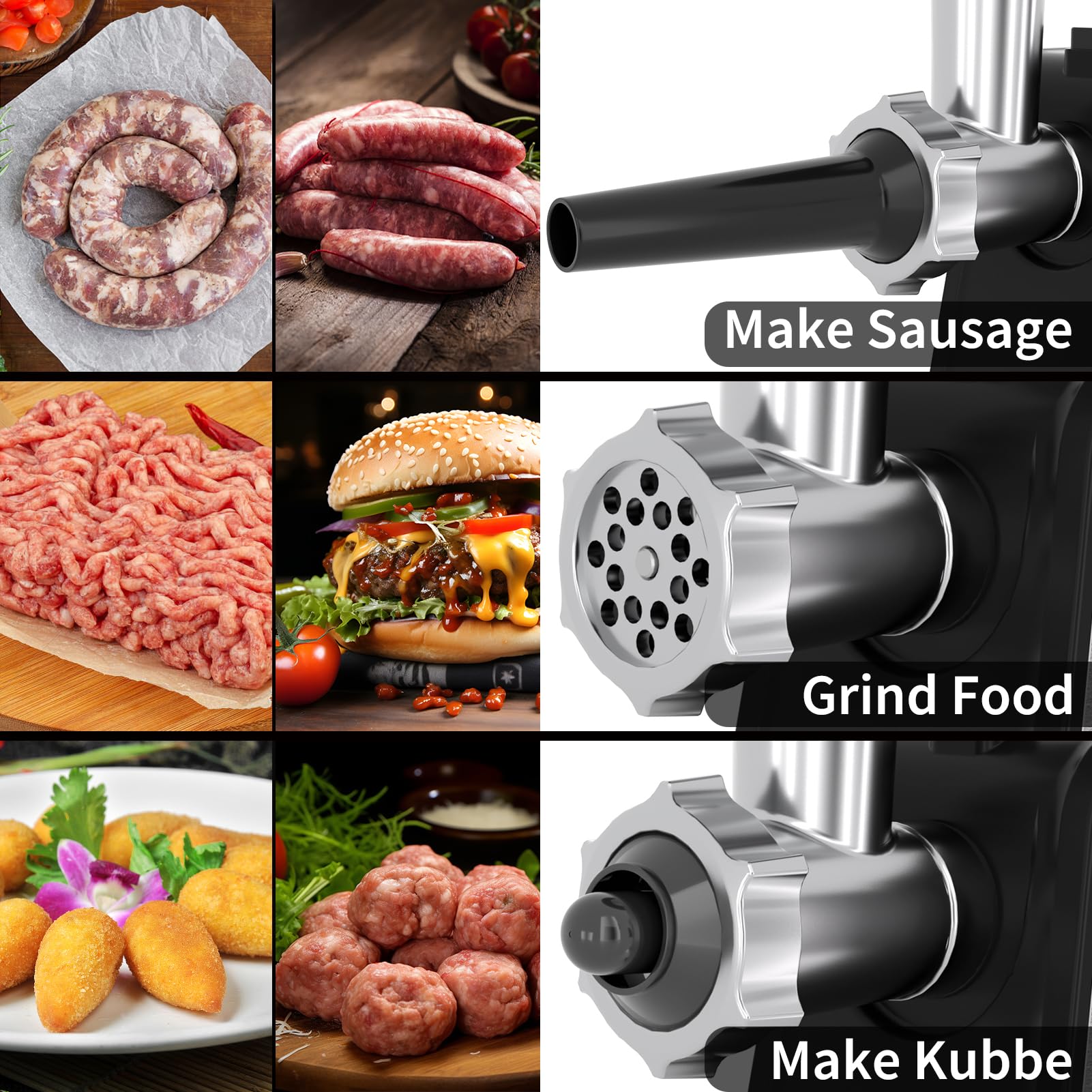EBEAKA conjunto Kubbe para empanados y rellenos exquisitos.