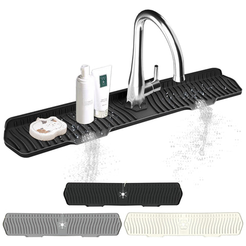 EBIGIC protector de salpicaduras en fregadero Gen2 mantiene encimeras limpias y ordenadas.