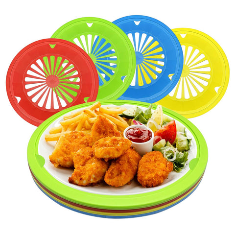 EBIGIC soportes para platos de papel con encaje, ideal para comidas al aire libre