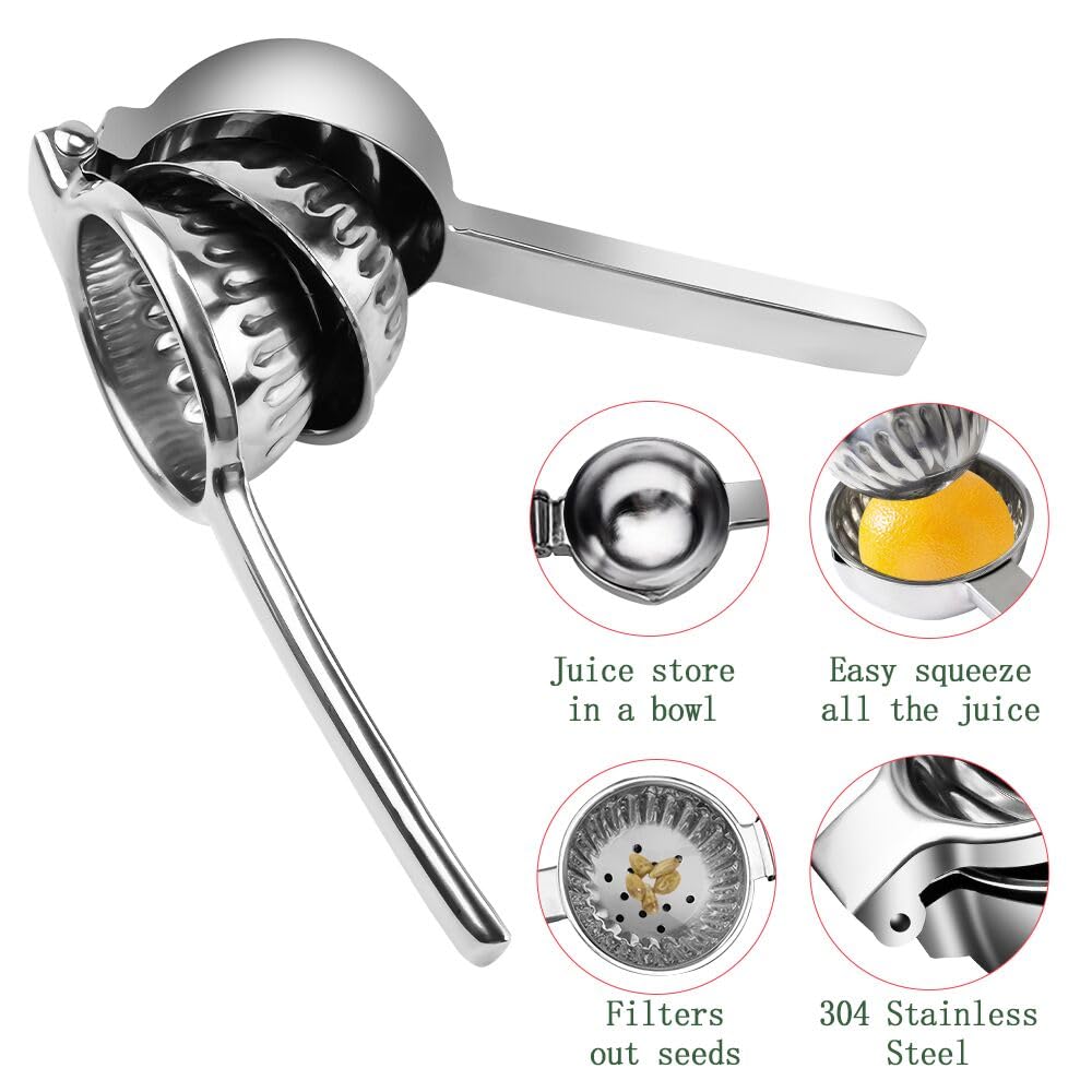 EBUTY exprimidor con capacidad de 550 ml para almacenar zumo.