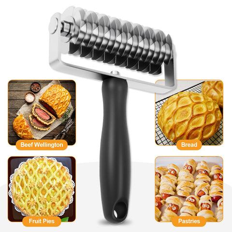 Ecavria herramienta rejilla para pastelería facilita bordes decorativos