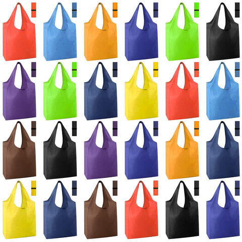 Eccliy bolsas reutilizables de gran capacidad abiertas para compras grandes.