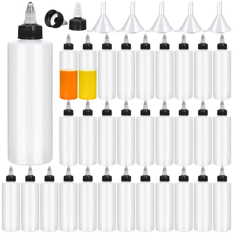 Eccliy botellas dispensadoras de 250 ml, listas para salsas y aderezos.