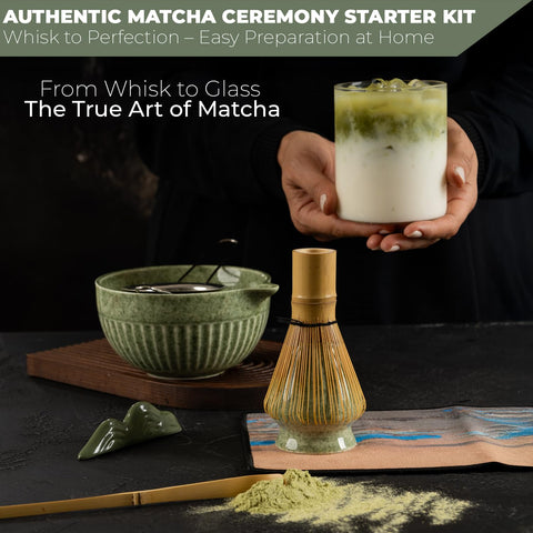 Eccospherely chasen de bambú para batir matcha suave.