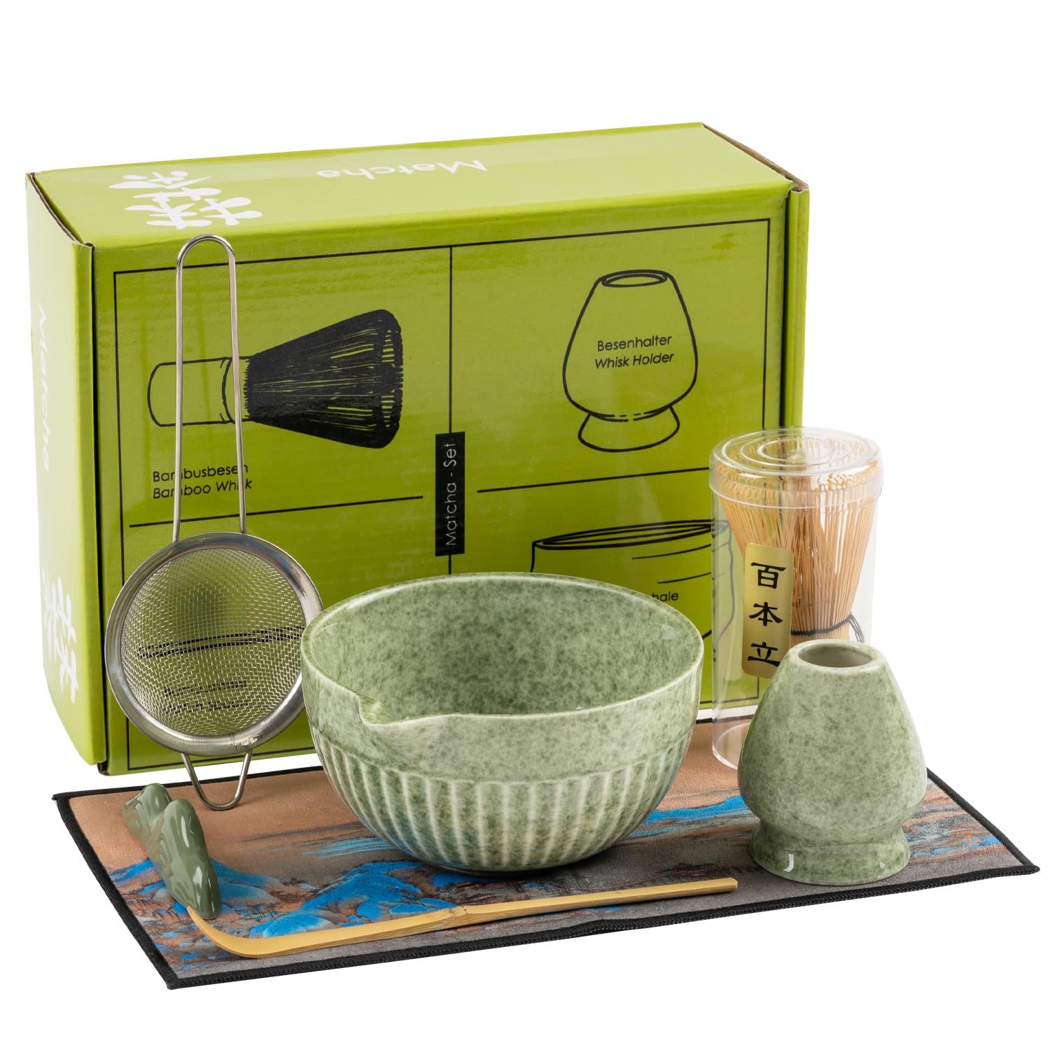 Eccospherely Matcha: tazón cerámico para una experiencia auténtica.