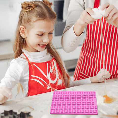 Moldes resistentes al calor de Ecerangus para galletas y chocolates.