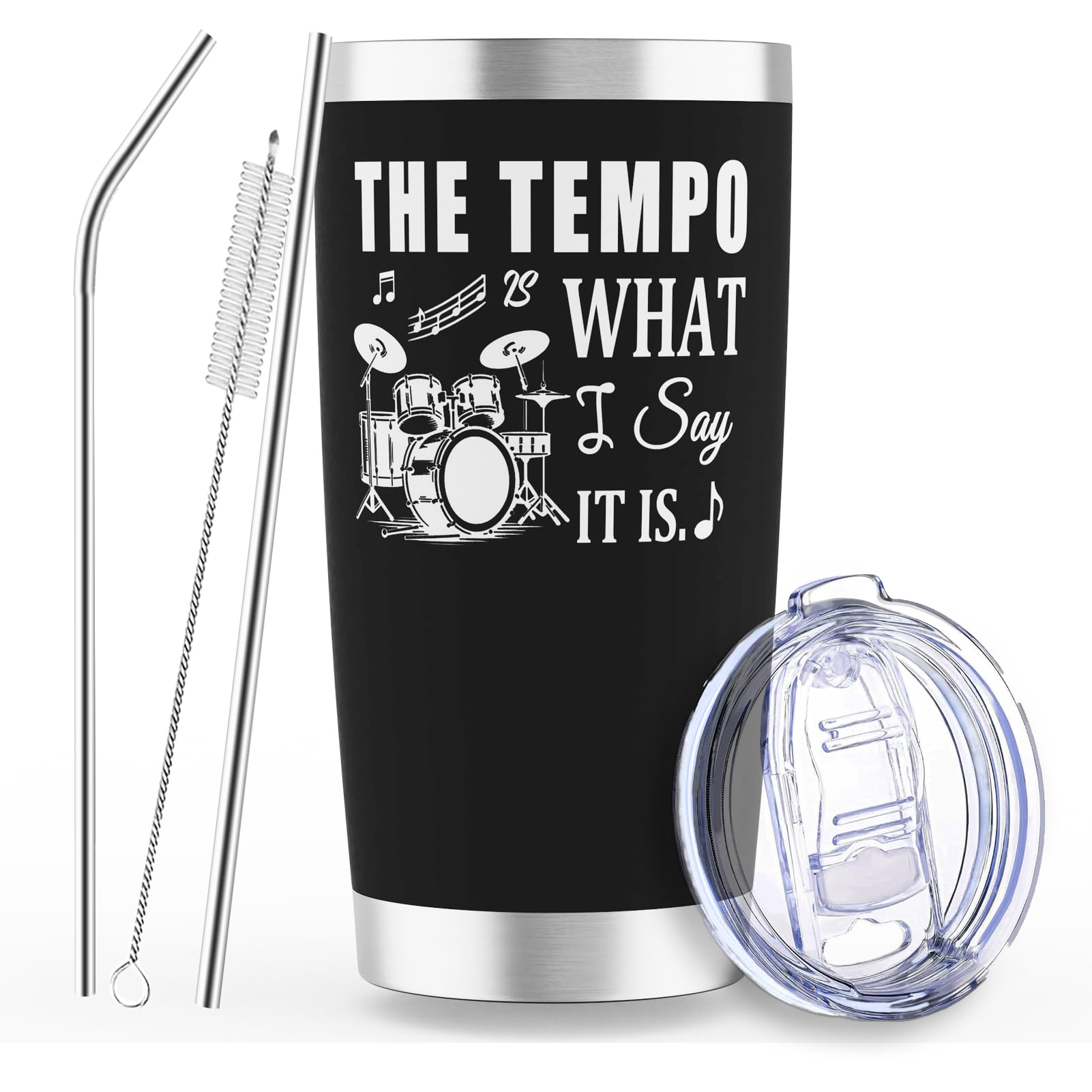 Vaso termo EchoMaven 20oz con agarre ergonómico y acabado elegante.