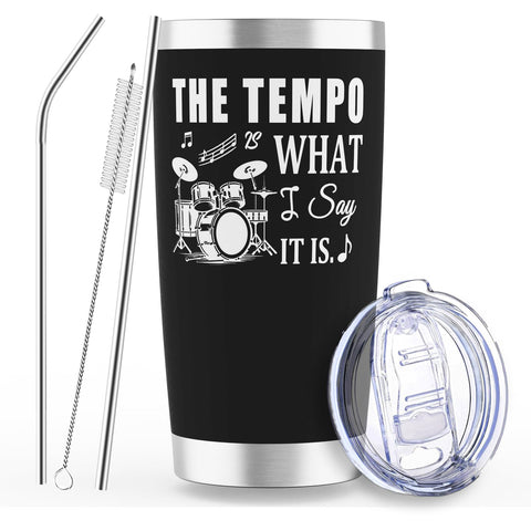 Vaso termo EchoMaven 20oz con agarre ergonómico y acabado elegante.