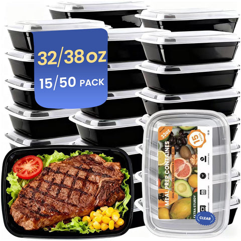 Eco Maicoco contenedores-almuerzo-32oz para planificar comidas con porciones precisas.