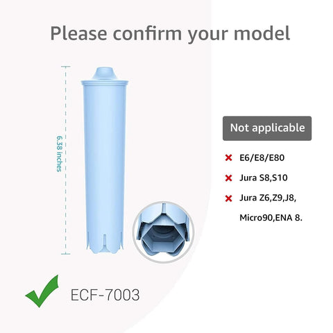 EcoAqua carbón activado de coco para purificar el agua.