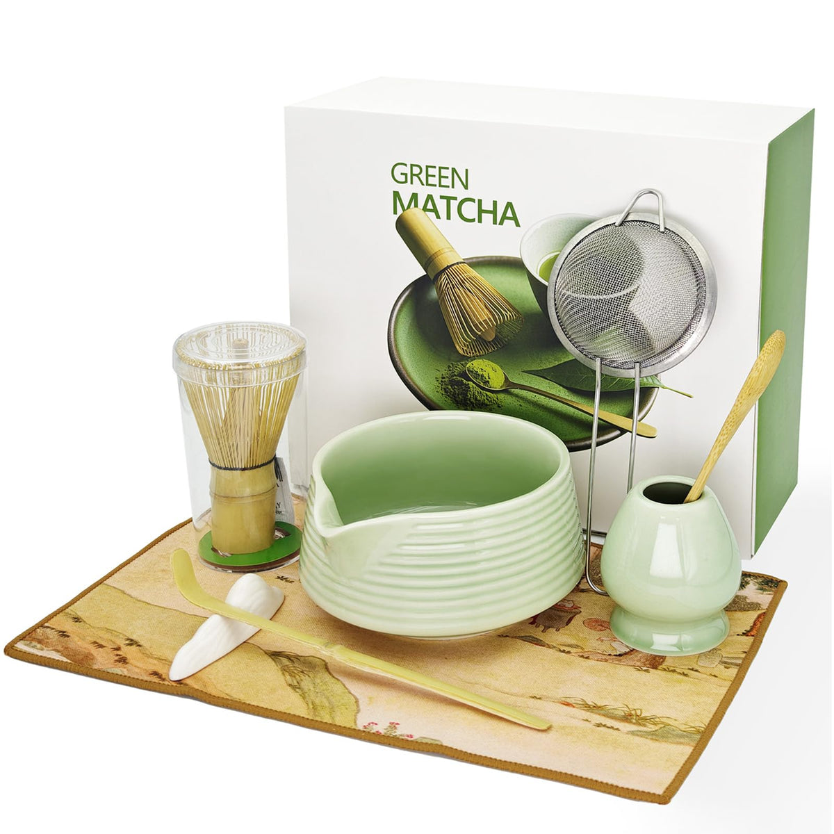 EcoCharm Home kit completo de matcha para ritual diario en casa