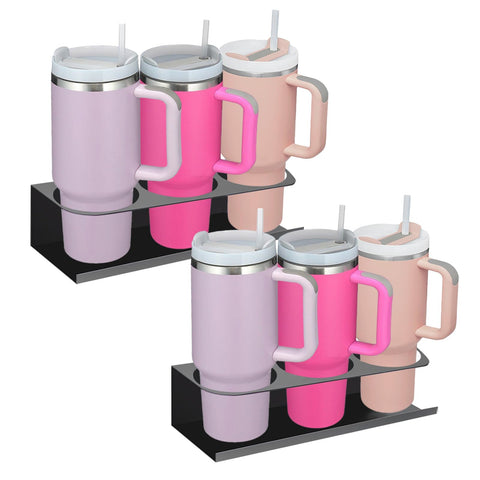 EcoCharm Home: soporte magnético para tazas Stanley 30-40 oz, organización rápida.