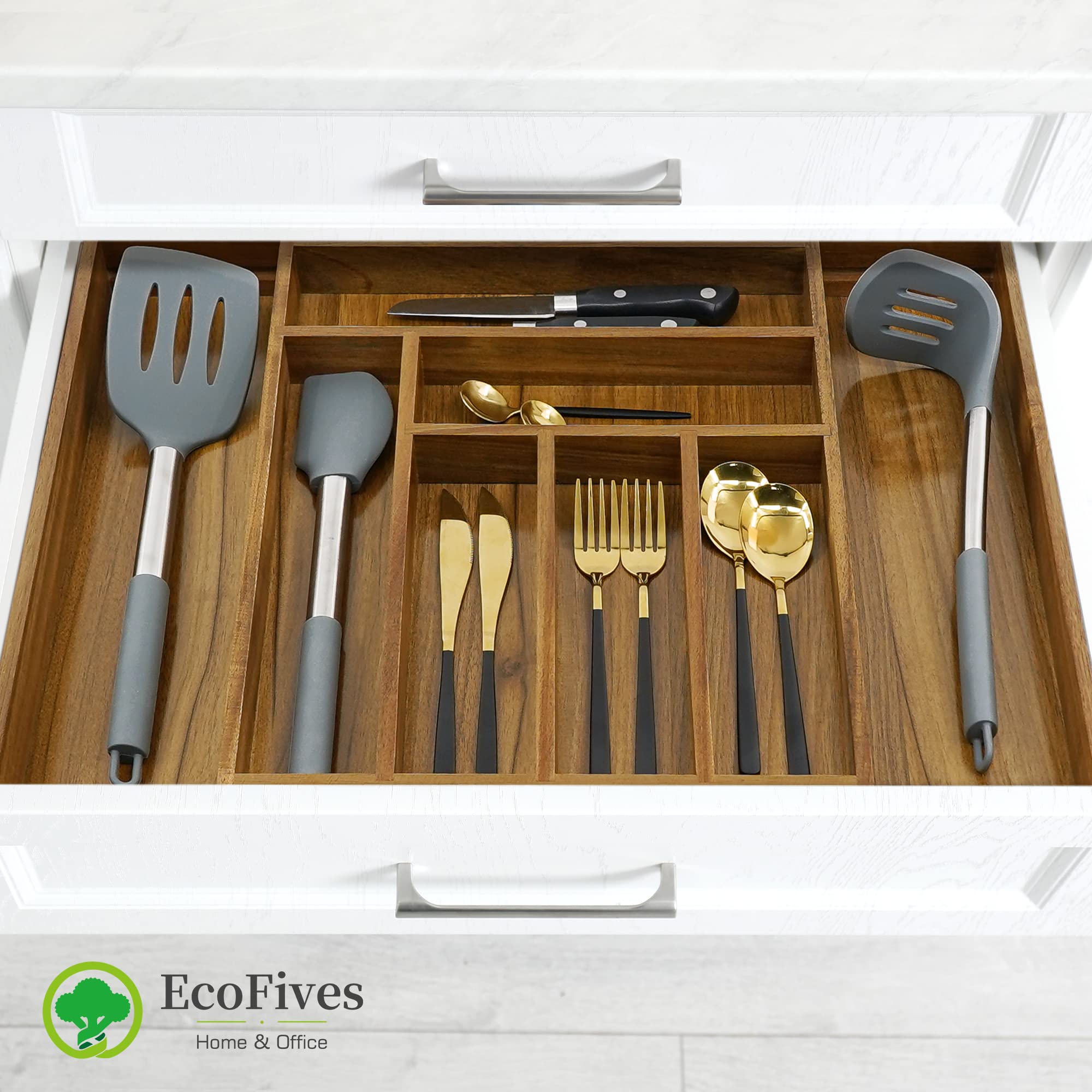 EcoFives dimensiones ajustables para cajón de cocina compacto