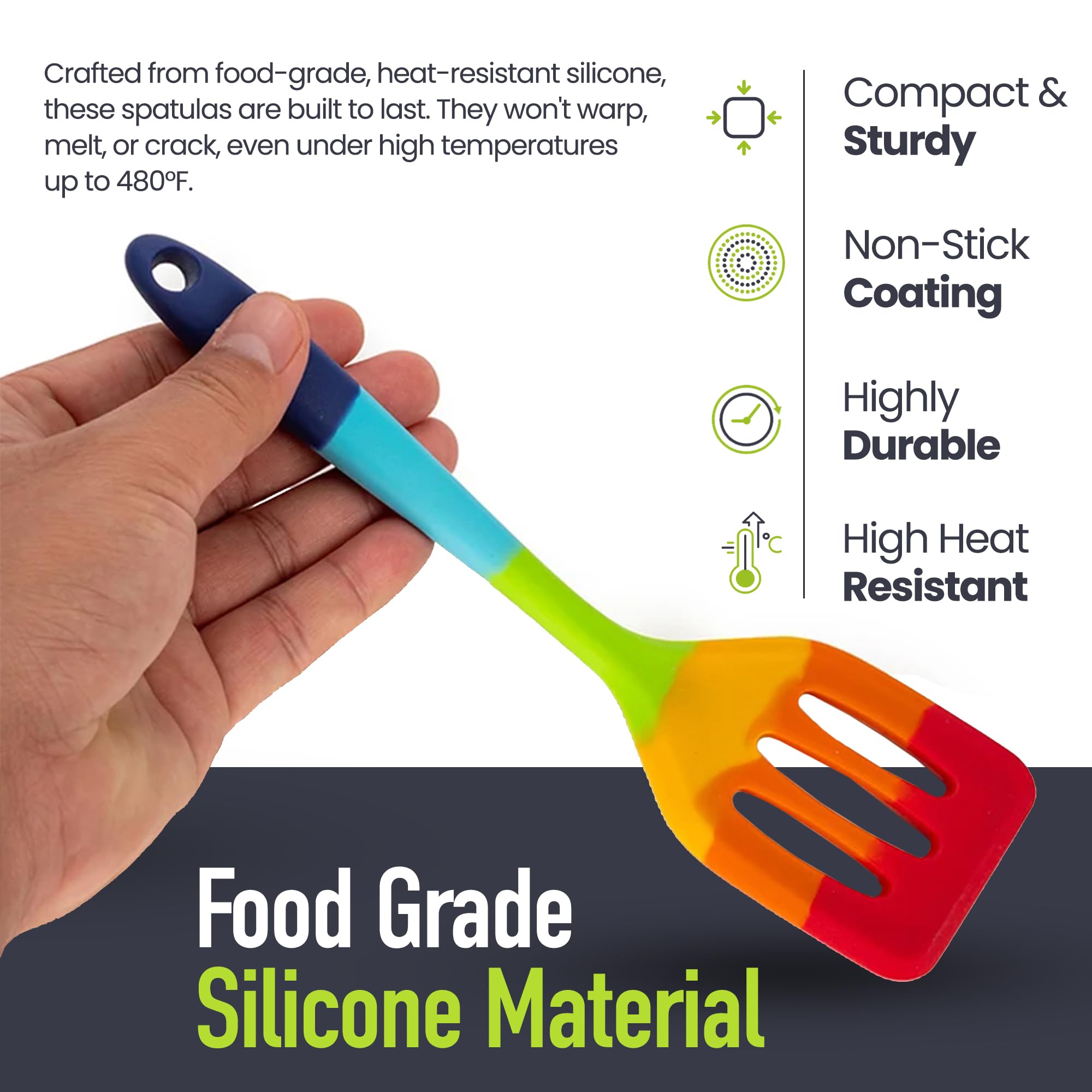 EcoGadgetz espátula para raspar, ideal para despegar ingredientes