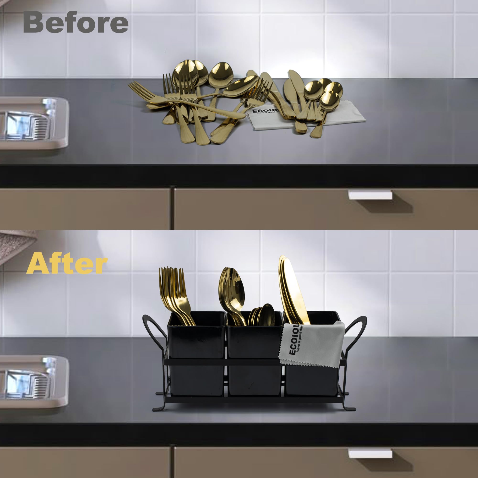 ecoiou accesorio para baño como portatoallas, con estilo