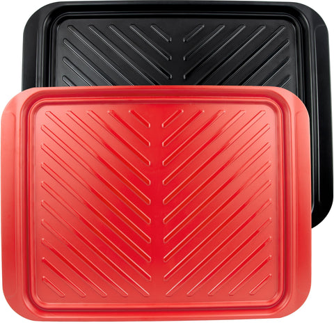 Bandejas ECOIOU para parrilla, 17x13 pulgadas, ideales para transportar carne cruda.