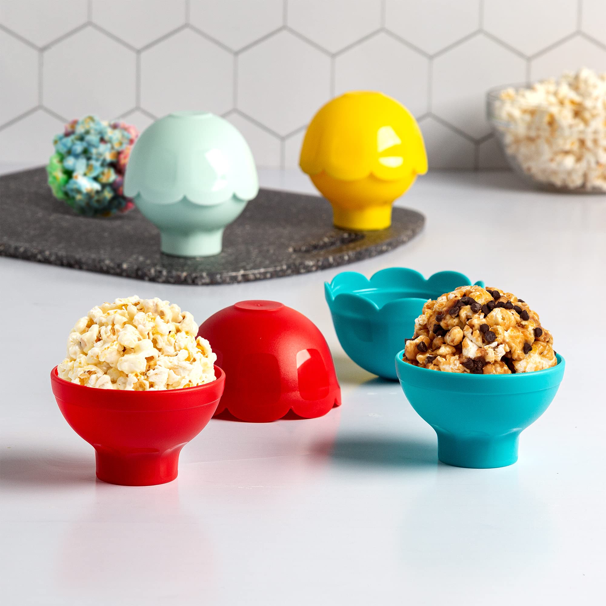 Ecolution Micro-Pop: set multicolor para meriendas divertidas en familia.