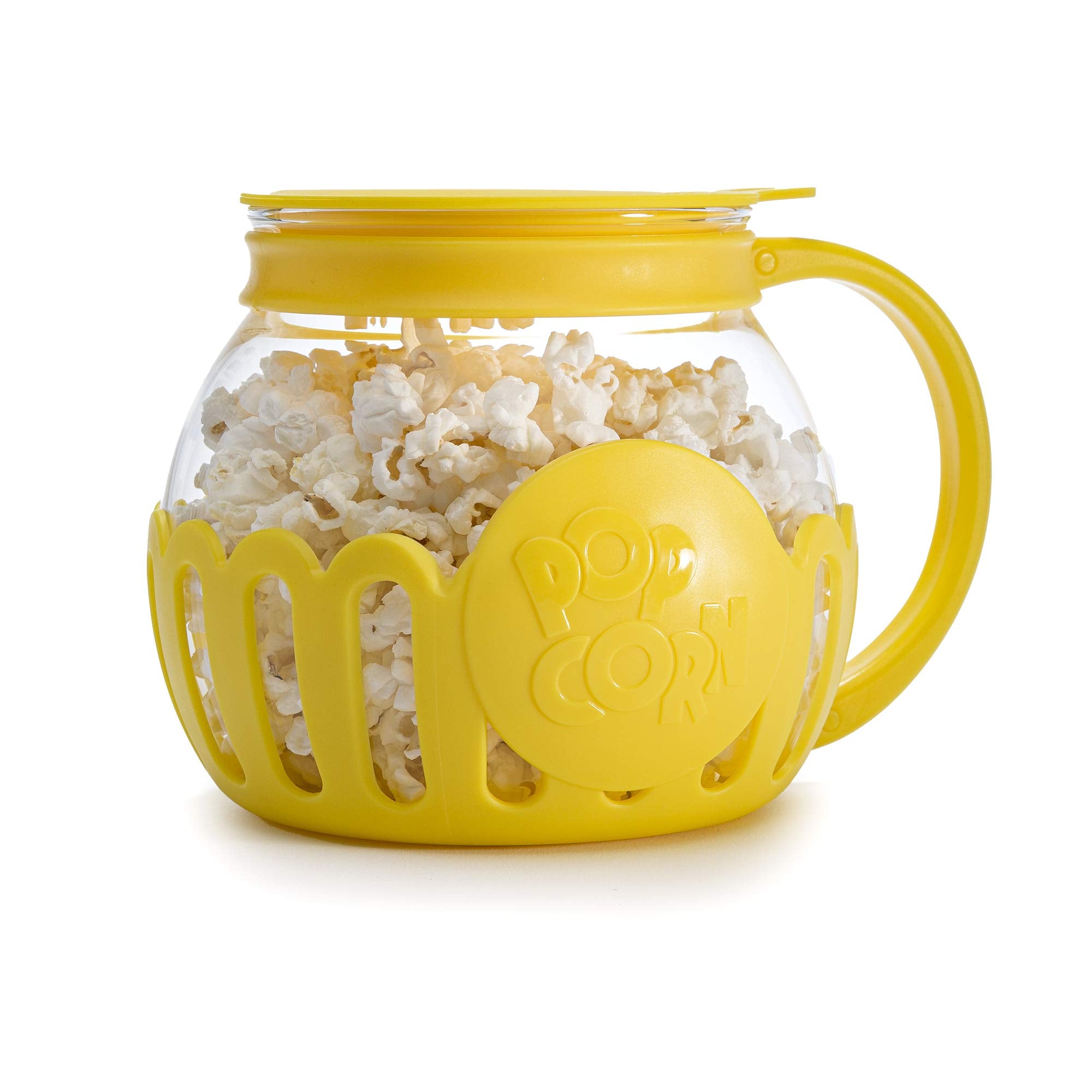 Ecolution Micro-Pop con vidrio de borosilicato, palomitas rápidas y seguras sin BPA.