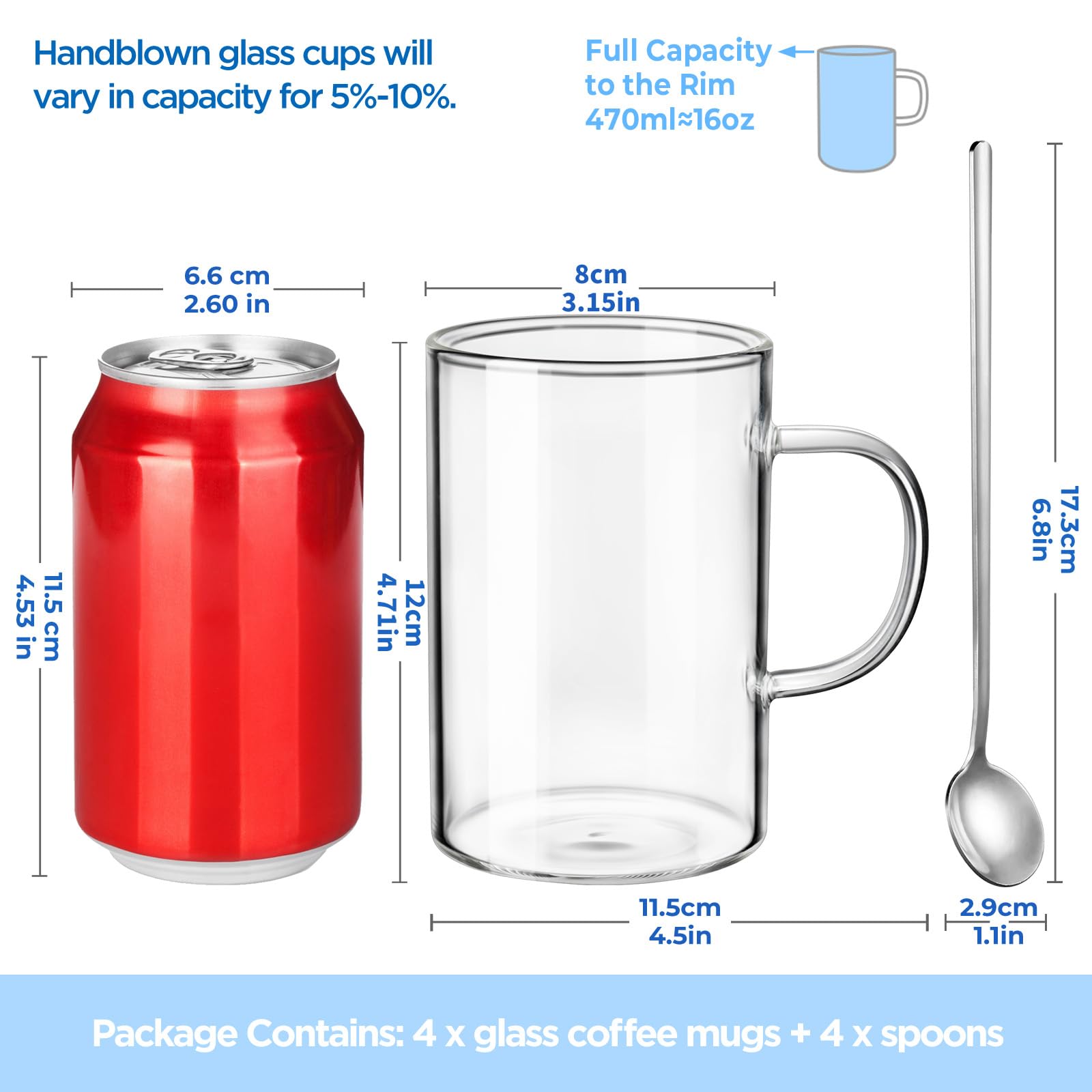 Ecooe cuchara de acero inoxidable para mezclar bebidas.