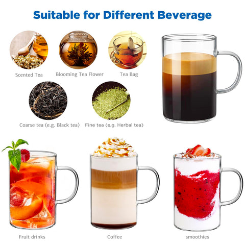 Ecooe taza 16oz con capacidad de 450 ml para latte.