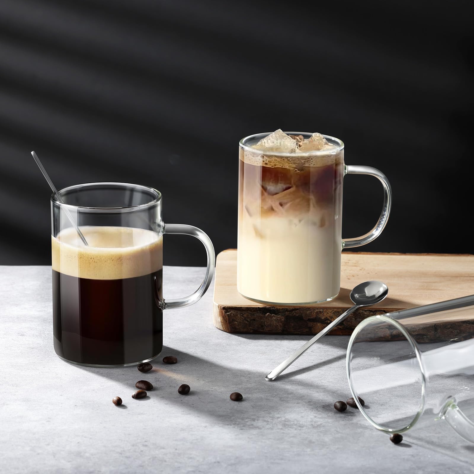 Ecooe taza apta para microondas y lavavajillas, limpieza rápida.