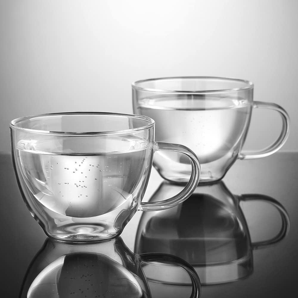Ecooe: taza para postres y yogur en vidrio doble