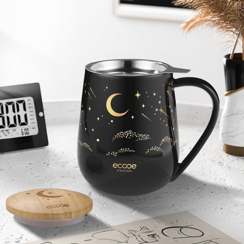 Taza ecooe apta para lavavajillas, limpieza fácil.