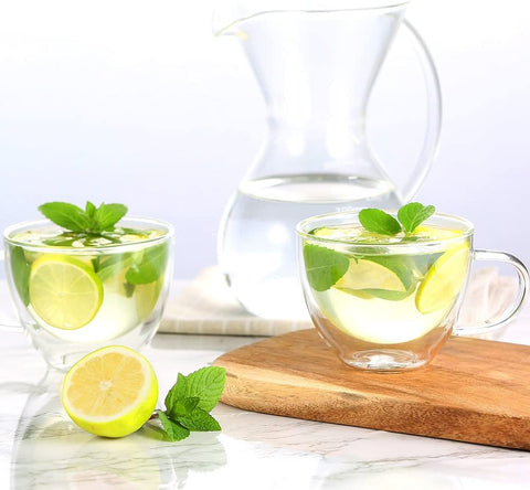 Ecooe: taza de vidrio ergonómica con asa