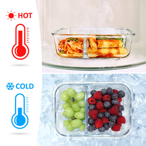 EcoPreps divisor interior para separar platos y snacks.