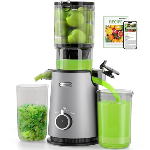 ECOSELF, boca ancha, facilita jugos de frutas enteras sin precortes