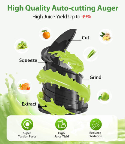 ECOSELF, tecnología de prensa lenta reduce calor para mejor sabor