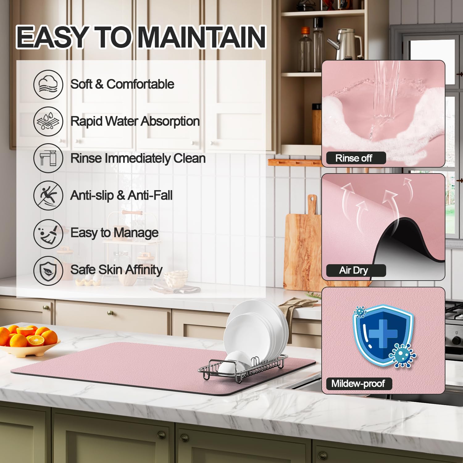 Ecotrim absorción rápida para secar platos y utensilios.