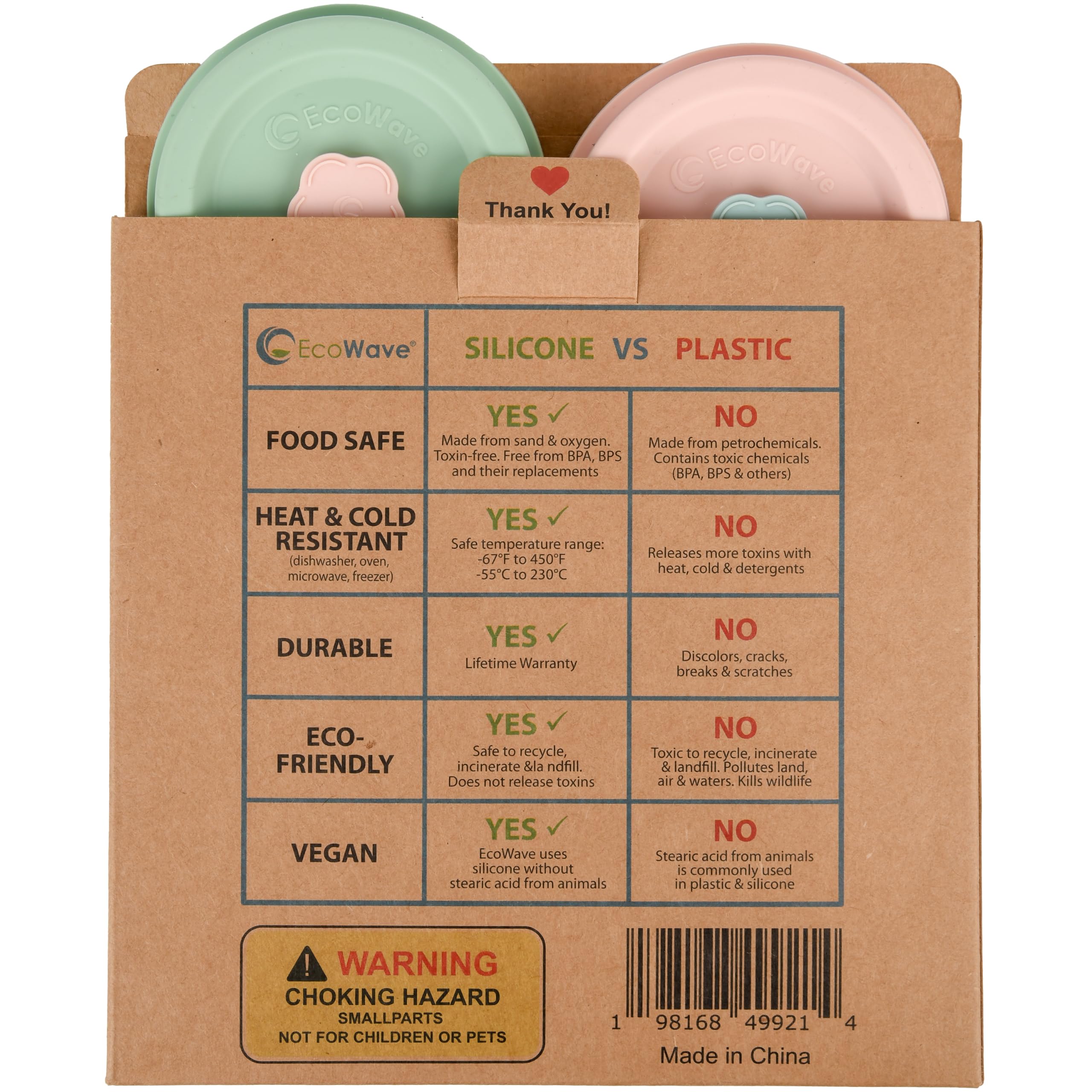 EcoWave FlipFit: empaque reciclado, opción sostenible para la cocina.