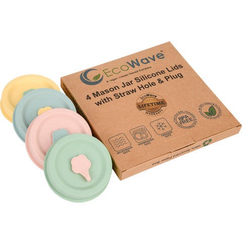 EcoWave FlipFit: agujero para pajilla en tapa, beber con comodidad.