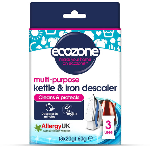 Ecozone desincrustante para hervidor, elimina restos de cal para hervir más rápido.