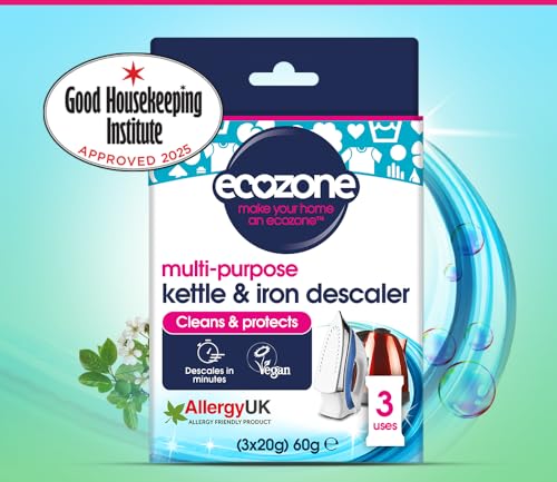 Ecozone desincrustante para plancha, ayuda a mantener la superficie limpia y eficiente.