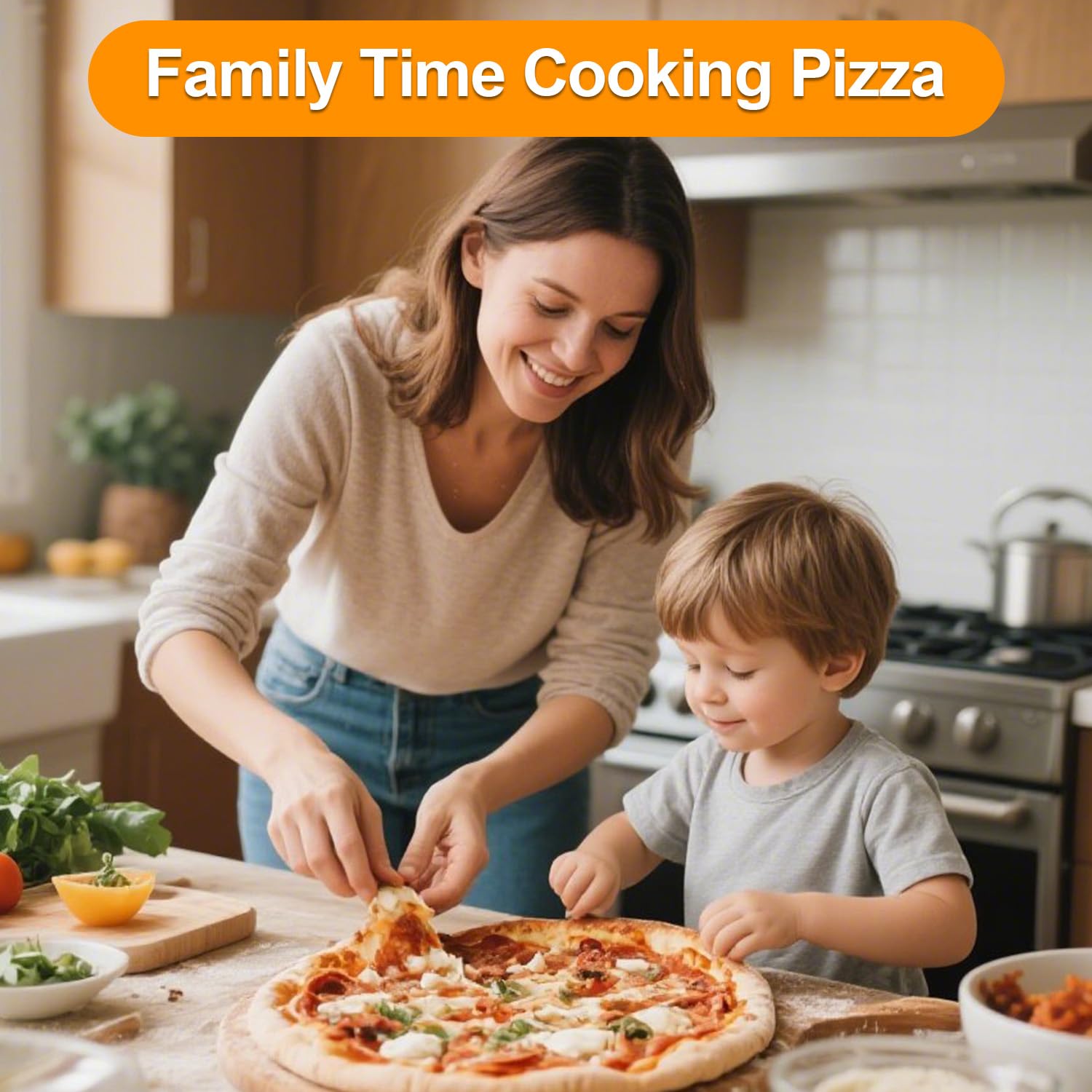 ECUMFFY Horno pizza accesorios completos para hornear en casa.