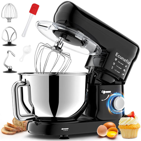 Ecunafix Mezcladora de pie con gran capacidad para masas y recetas.