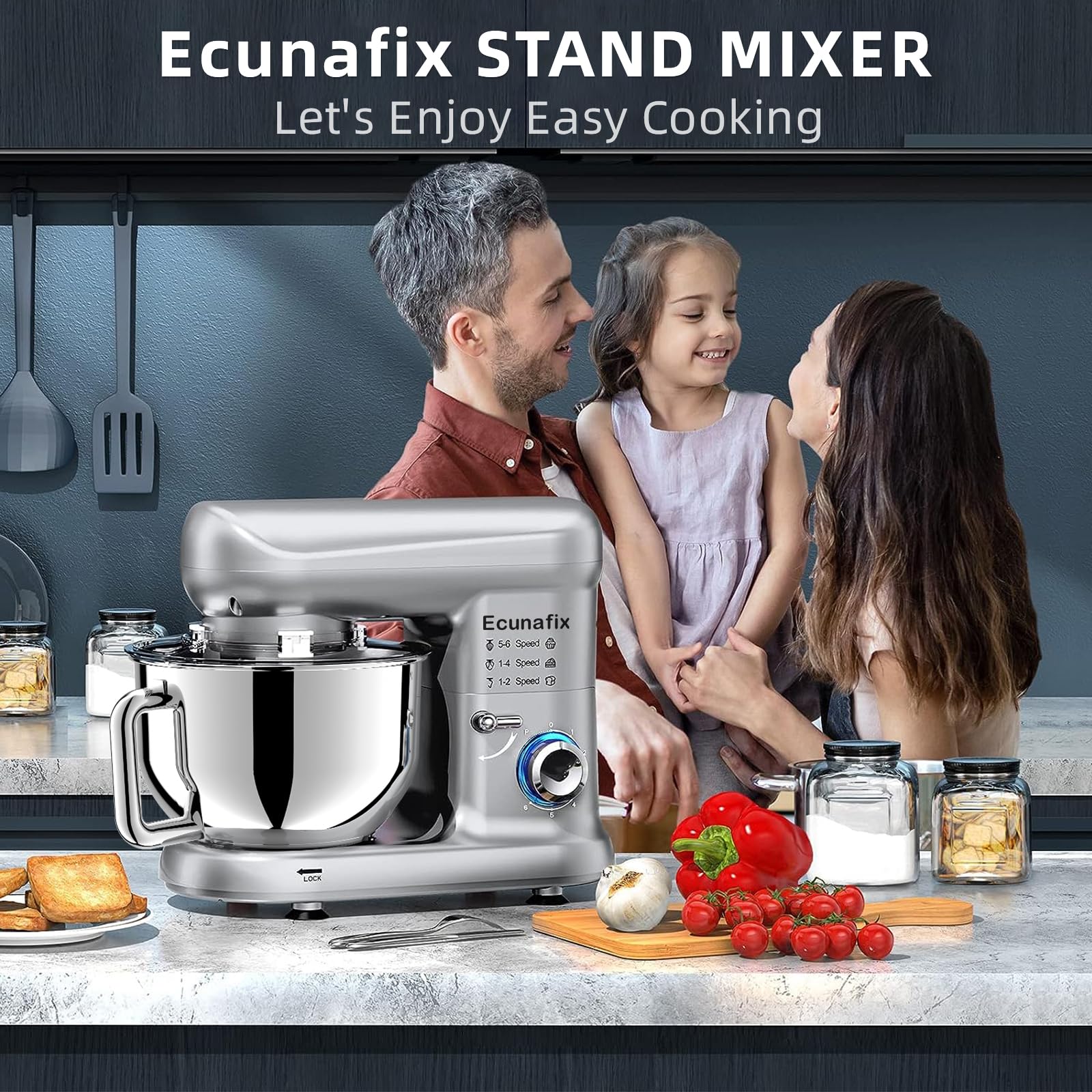 Ecunafix patas antideslizantes ofrecen estabilidad.