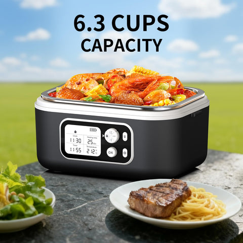 EDCREATY lonchera con temporizador inteligente para programar comidas.