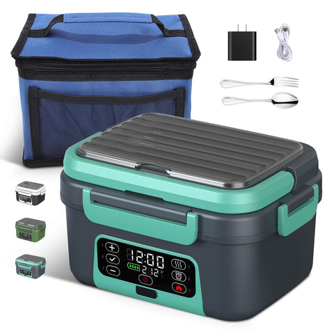 EDCREATY Lunch Box con batería 20000mAh para calentar en cualquier lugar.