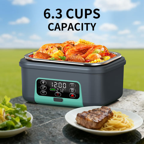 EDCREATY Lunch Box de 1.5L para porciones generosas en la oficina.