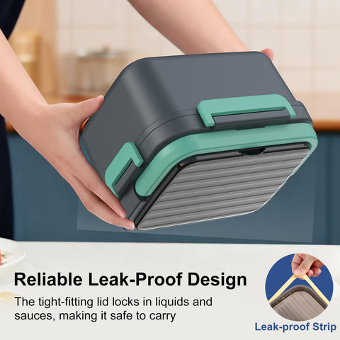EDCREATY Lunch Box material libre de BPA y acero inoxidable.