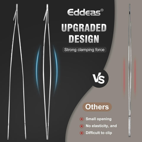 Eddeas pinzas cocina acero inoxidable duraderas para uso diario.