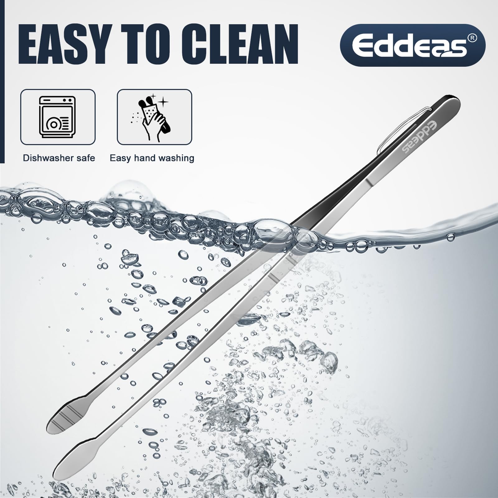Eddeas pinzas cocina diseño con gancho para almacenamiento sencillo.
