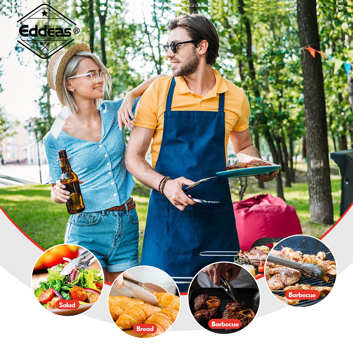 Gancho para colgar Eddeas, almacenamiento práctico en cocina o parrilla.