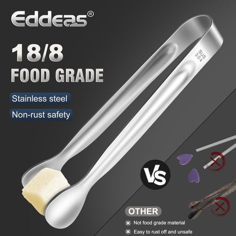 Pinzas mini Eddeas para azúcar, ideales en estaciones de café y eventos.